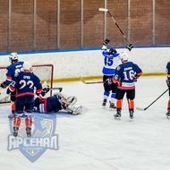 Доктора vs Арсенал Школа Хоккея (08.03.2020). Полуфинал. Победа!<br>
Счет 1:5.