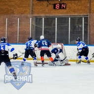 Доктора vs Арсенал Школа Хоккея (08.03.2020). Полуфинал. Победа!<br>
Счет 1:5.